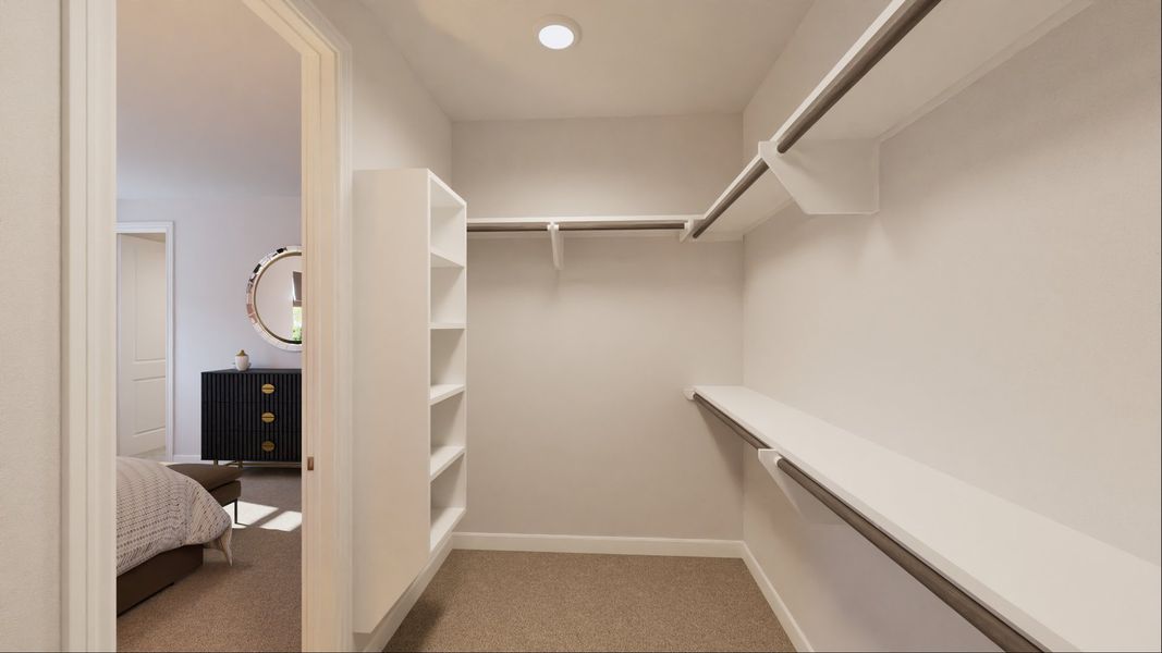 Representative furnished interior of a home built from the Juliana by New Home Co. in The Duets Collection at Novel, Austin (Image 17). Representative furnished interior of a home built from the Juliana by New Home Co. in The Duets Collection at Novel, Austin (Image 17).