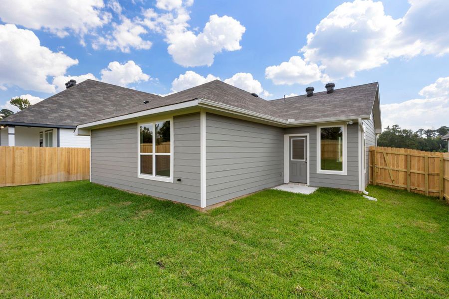 Exterior details and patio area of a home in , Huntsville (Image 3). Exterior details and patio area of a home in , Huntsville (Image 3).