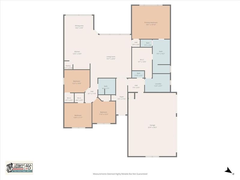 2D floor plan layout of this home in , Granbury, TX (Image 5).