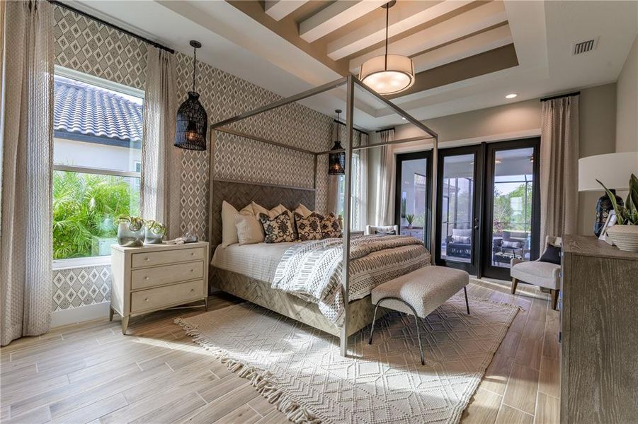 Furnished interior in a model home at Gran Place in Venice (Image 13). Furnished interior in a model home at Gran Place in Venice (Image 13).