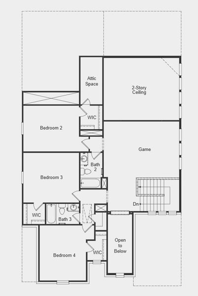 Image 28 of a home in Easton Park 50s.