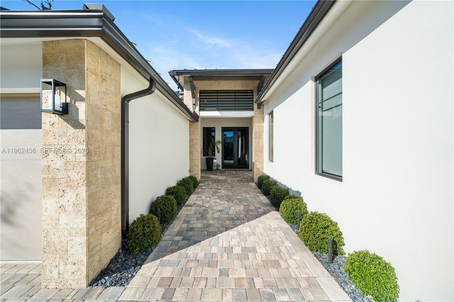 Exterior details and patio area of a home in , Miami (Image 23). Exterior details and patio area of a home in , Miami (Image 23).
