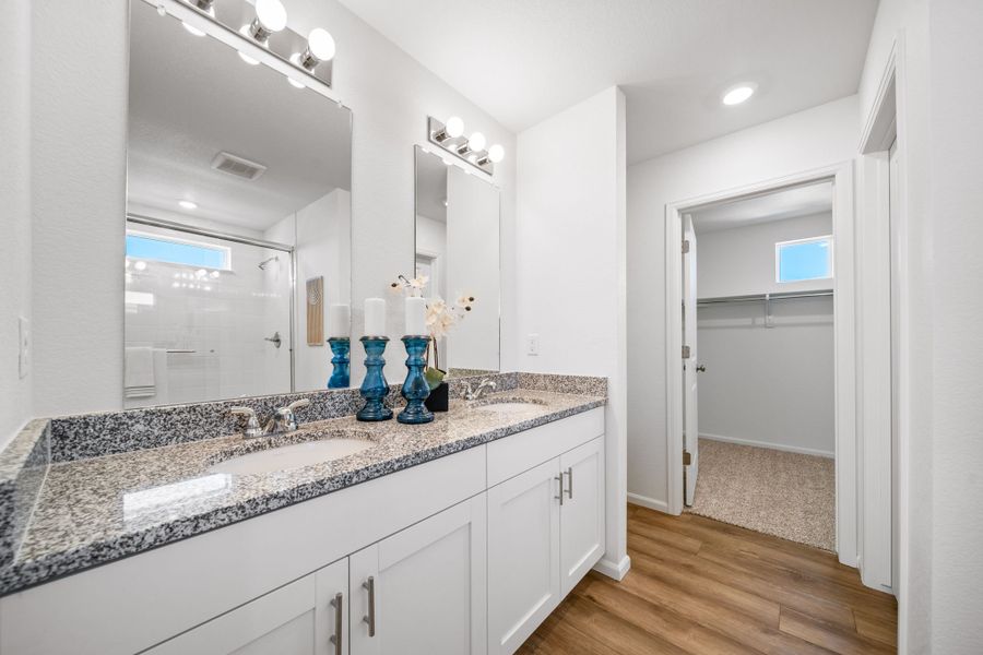 Furnished interior view inside a new home in Green Valley Ranch, Aurora (Image 20).