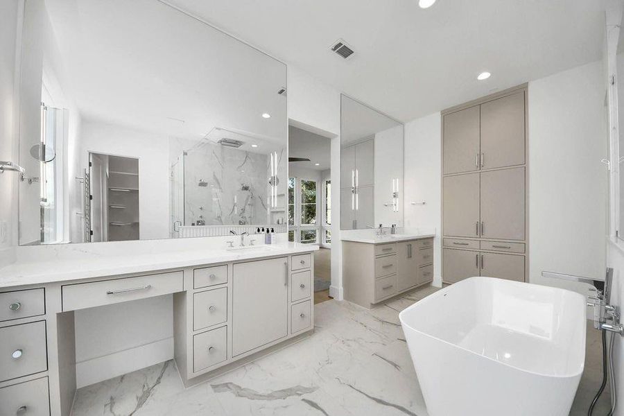 Furnished interior view inside a new home in , Houston (Image 19).