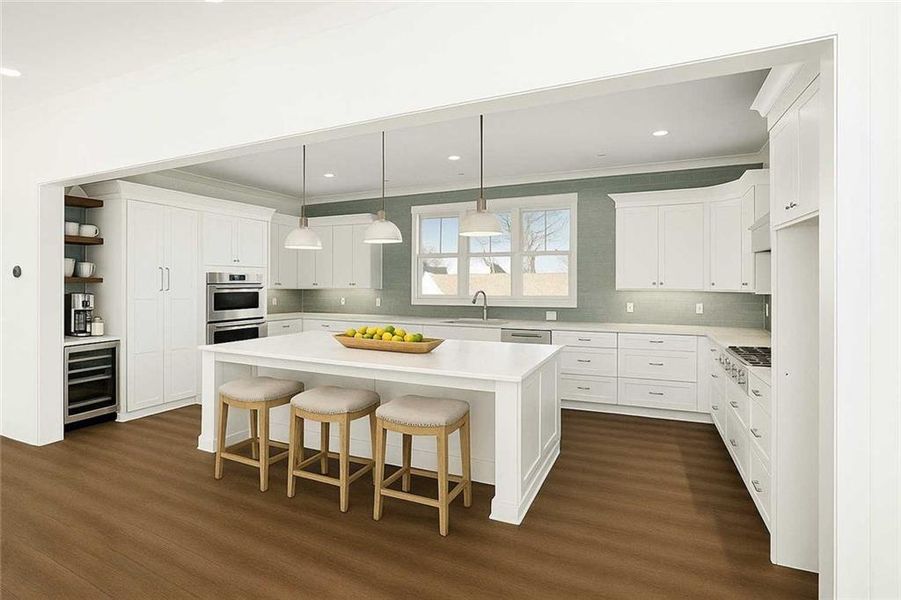 Furnished interior view inside a new home in , Ball Ground (Image 9).