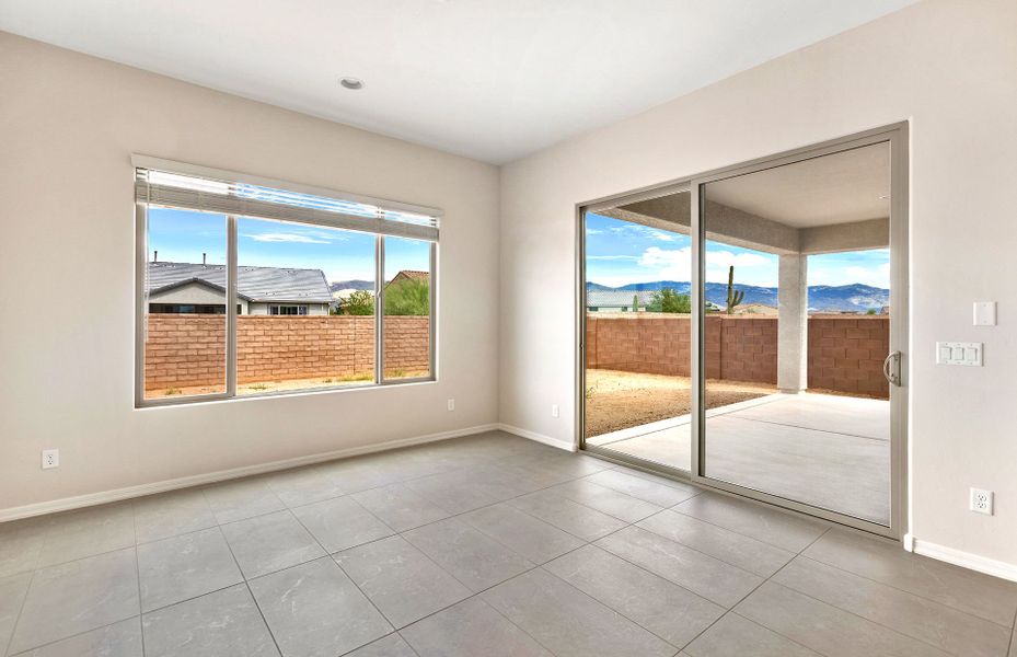 Spacious, unfurnished interior of a new home in Del Webb at Rocking K, Tucson (Image 12).