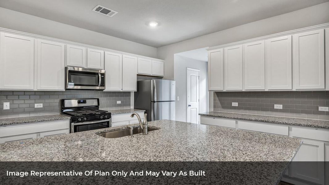 Furnished interior view inside a new home in Bar W Ranch, Leander (Image 7).