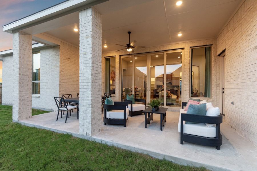 Representative Patio - some options shown Representative Patio - some options shown