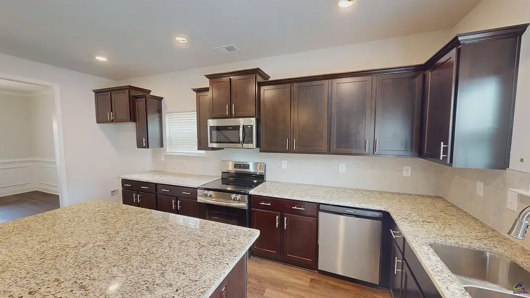 Furnished interior view inside a new home in Oakview Estates, Macon (Image 6). Furnished interior view inside a new home in Oakview Estates, Macon (Image 6).