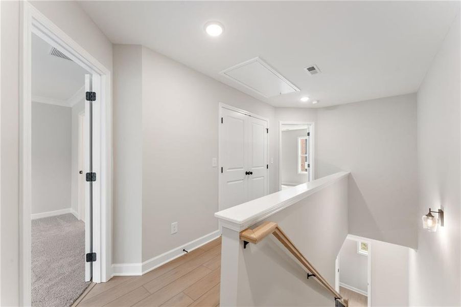 Furnished interior view inside a new home in Townes at South Main, Kennesaw (Image 11).