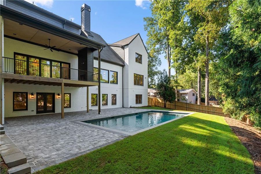 Front exterior of a new home in , Marietta, GA, highlighting curb appeal (Image 25).