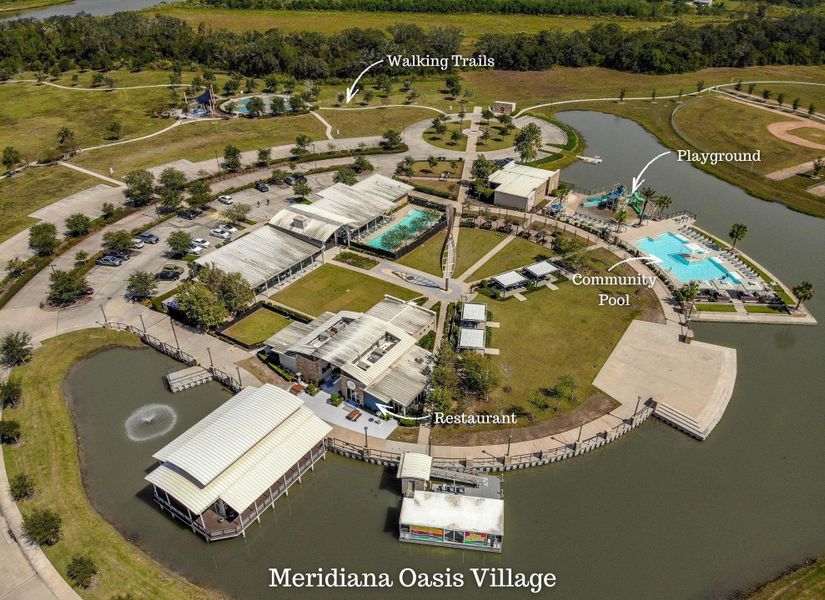 Meridiana Oasis Village offers a vibrant community hub featuring a sparkling pool, inviting playground, scenic walking trails, and a waterside restaurant, perfect for leisure and relaxation. Meridiana Oasis Village offers a vibrant community hub featuring a sparkling pool, inviting playground, scenic walking trails, and a waterside restaurant, perfect for leisure and relaxation.