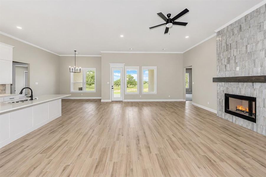 Spacious, unfurnished interior of a new home in , Poolville (Image 16).