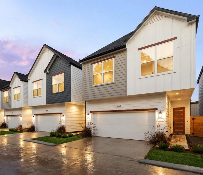 Front exterior of a new home in , Houston, TX, highlighting curb appeal (Image 27).