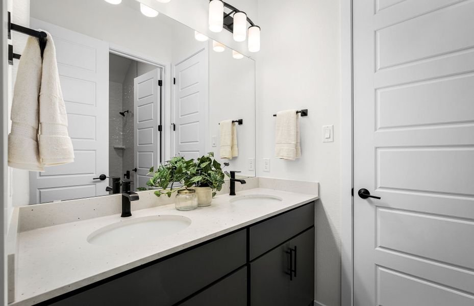 Representative furnished interior of a home built from the Doucette by Pulte Homes in Blue Creek Trails, Richmond (Image 8). Representative furnished interior of a home built from the Doucette by Pulte Homes in Blue Creek Trails, Richmond (Image 8).