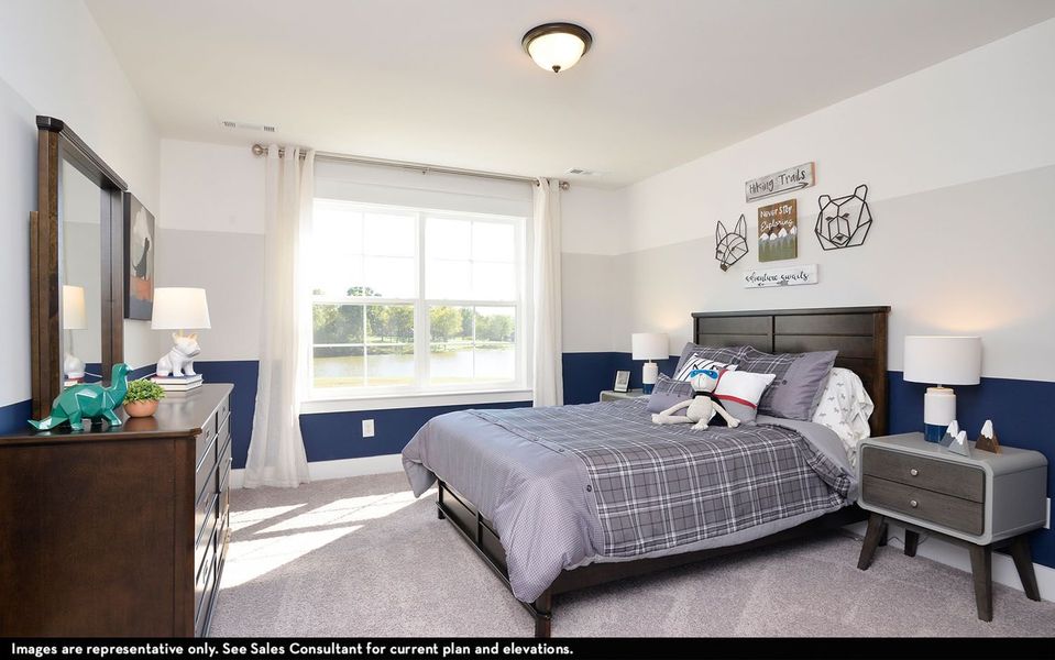 Furnished interior view inside a new home in McCain's Station, Gallatin (Image 17).