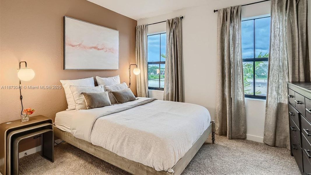 Furnished interior view inside a new home in Palm Cay, Florida City (Image 10).