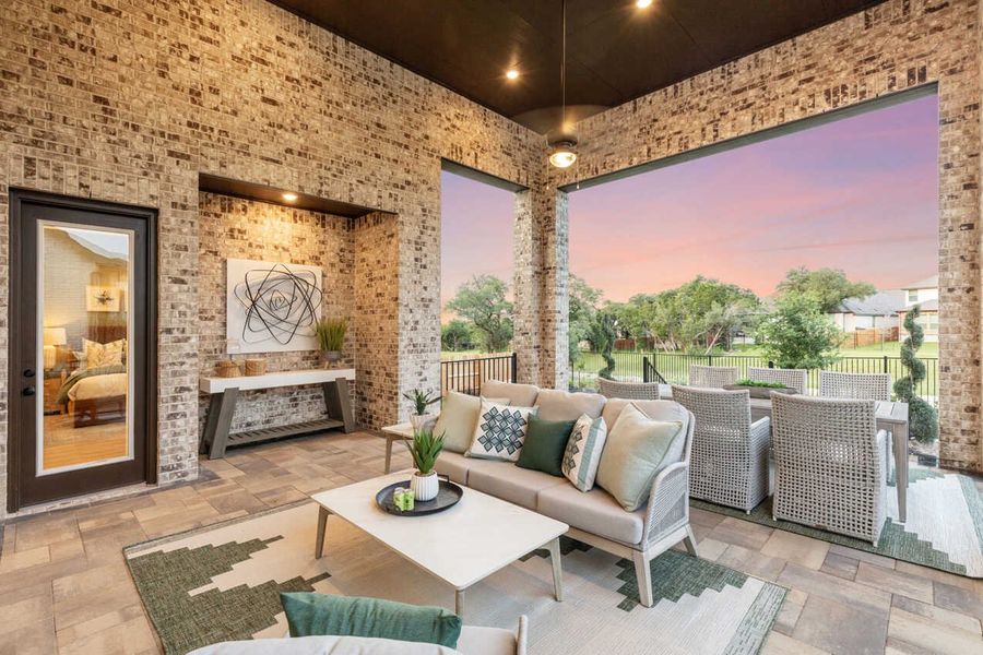 Representative Patio - some options shown