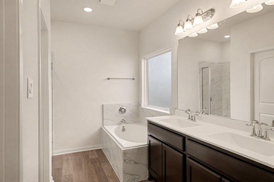 Furnished interior view inside a new home in Clear View Estates, Willis (Image 9). Furnished interior view inside a new home in Clear View Estates, Willis (Image 9).