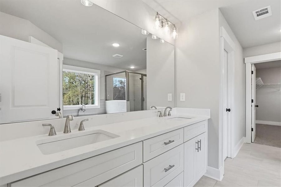 Furnished interior view inside a new home in , Statham (Image 45).