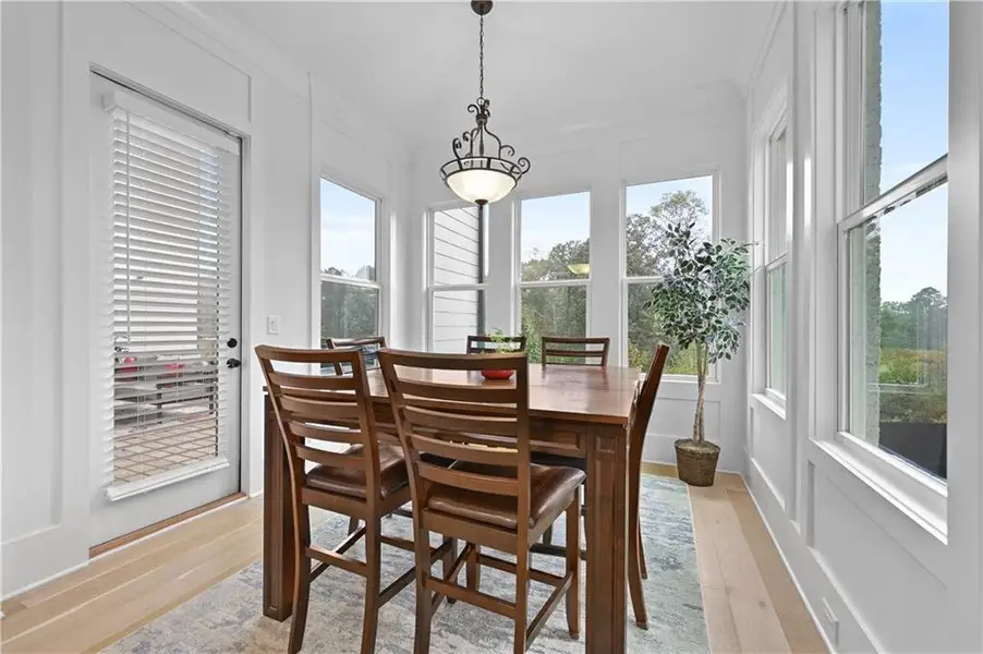 Furnished interior view inside a new home in , Buford (Image 5).