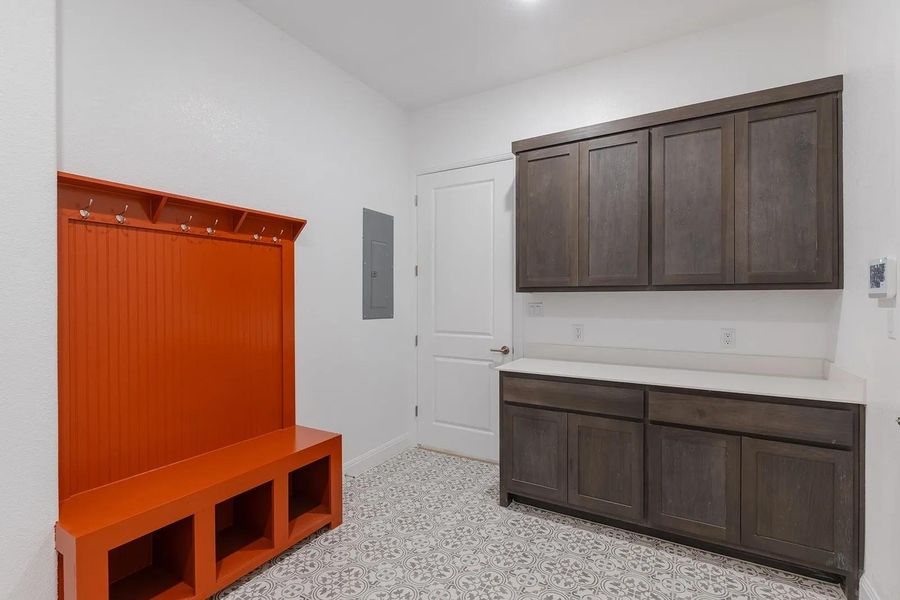 Furnished interior view inside a new home in Wolf Ranch West Bend - 60', Georgetown (Image 13).