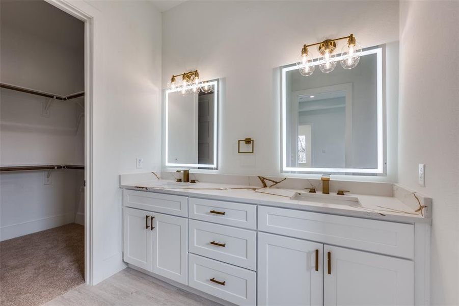 Furnished interior view inside a new home in , Fort Worth (Image 9).