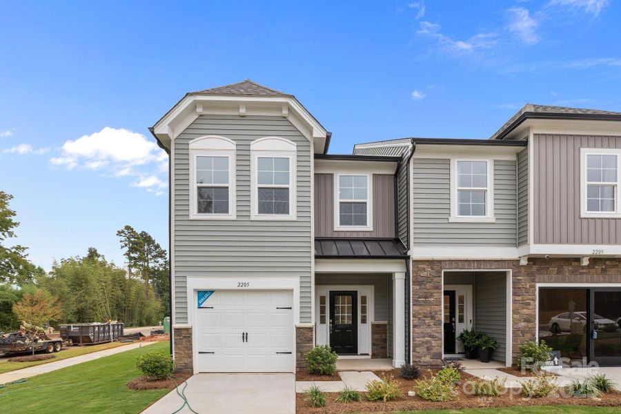 Street View of 8A - Townhome on the left