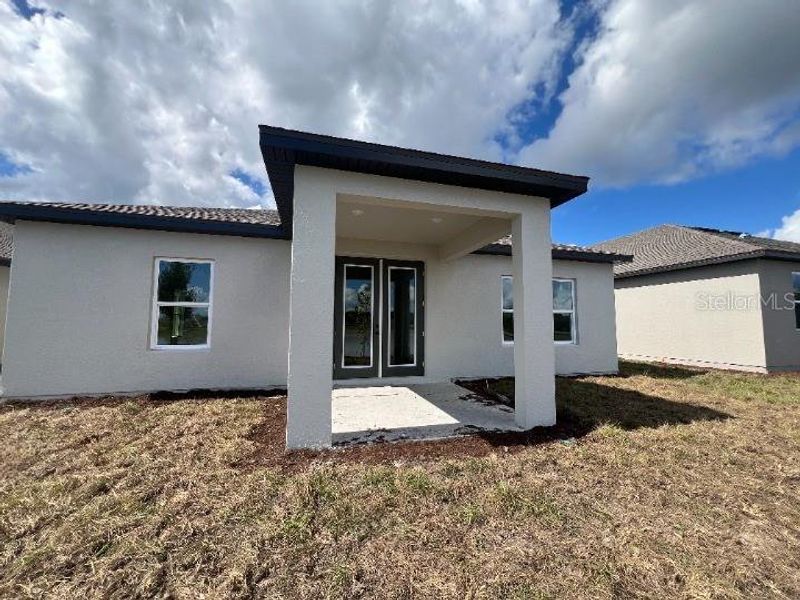 Exterior details and patio area of a home in Hawks Run, Kissimmee (Image 4). Exterior details and patio area of a home in Hawks Run, Kissimmee (Image 4).