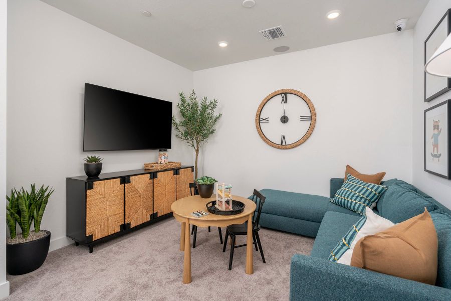 Representative furnished interior of a home built from the 3 by Risewell Homes in Bella Storia, Gilbert (Image 13).