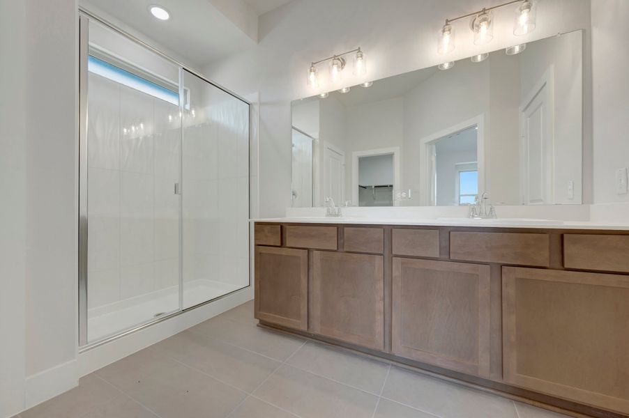 Furnished interior view inside a new home in The Meadows, Denton (Image 5).