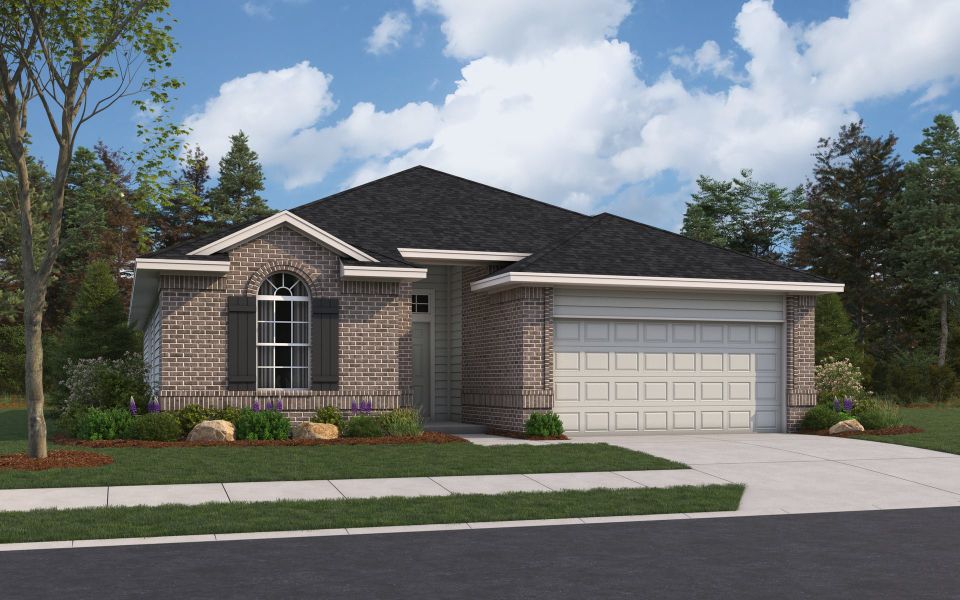 Rendering of floor plan. Colors and features may differ from shown representation.
