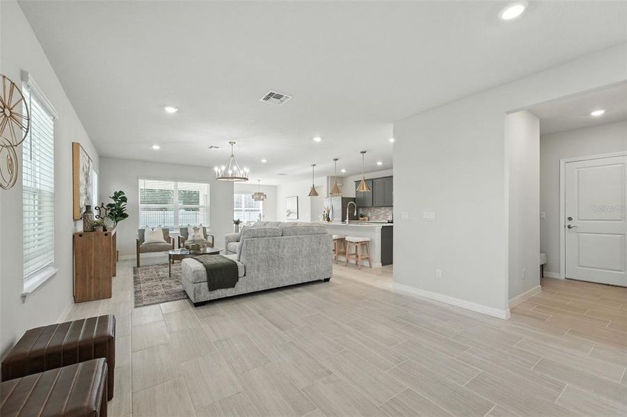 Furnished interior view inside a new home in Amelia Groves, St. Cloud (Image 7).