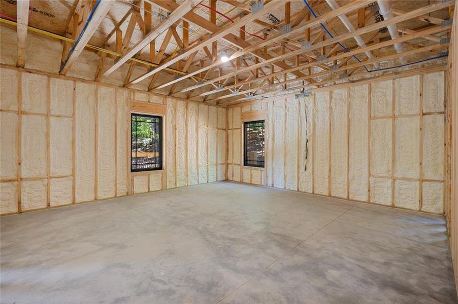 In-progress construction of a new home in , Talking Rock, GA (Image 48).