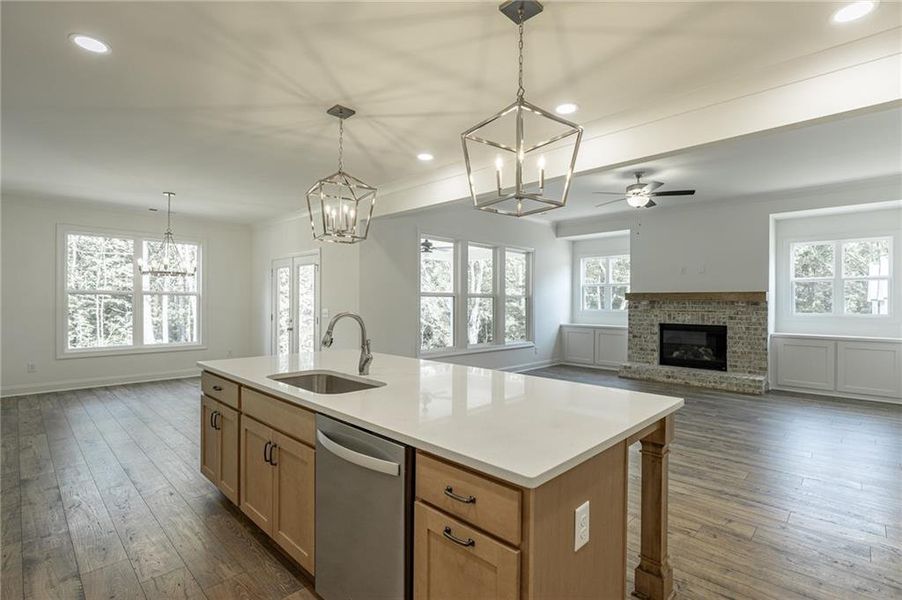 Furnished interior view inside a new home in , Winder (Image 5).