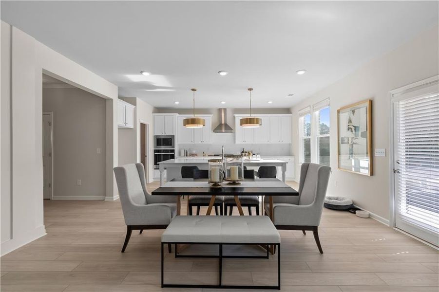 Furnished interior view inside a new home in Abbotts Crossing, Conyers (Image 13).