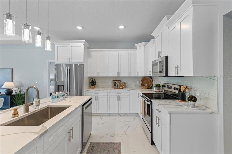 Furnished interior view inside a new home in , Tampa (Image 33).