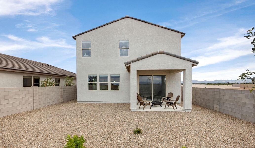 Representative exterior details of a home built from the Walnut by Mattamy Homes in Blackhawk, Tucson (Image 3).