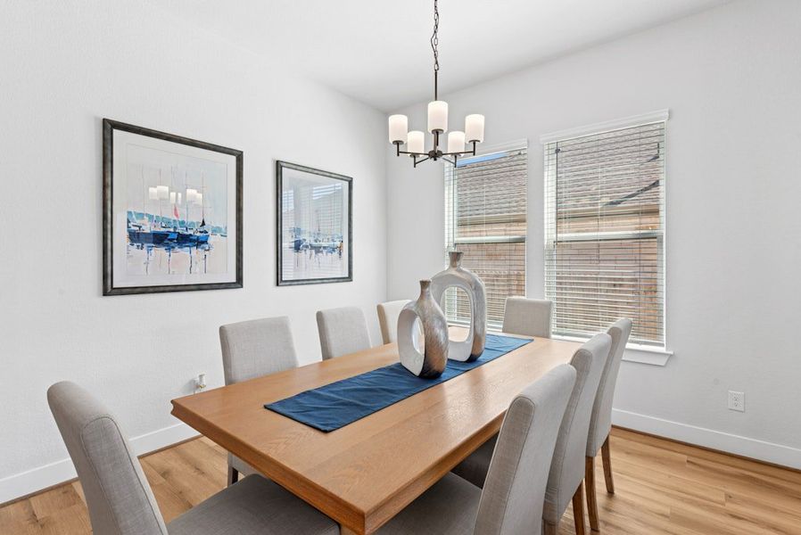 Furnished interior view inside a new home in Santa Rita Ranch, Georgetown (Image 9).