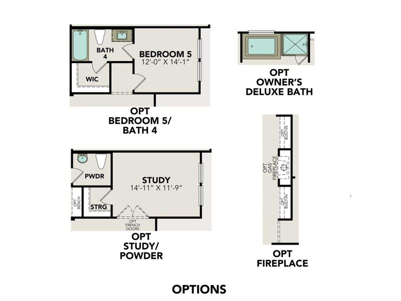 2D floor plan layout for the The Harrison D by Davidson Homes LLC in The Reserve at Potranco Oaks, Castroville, TX (Image 4). 2D floor plan layout for the The Harrison D by Davidson Homes LLC in The Reserve at Potranco Oaks, Castroville, TX (Image 4).
