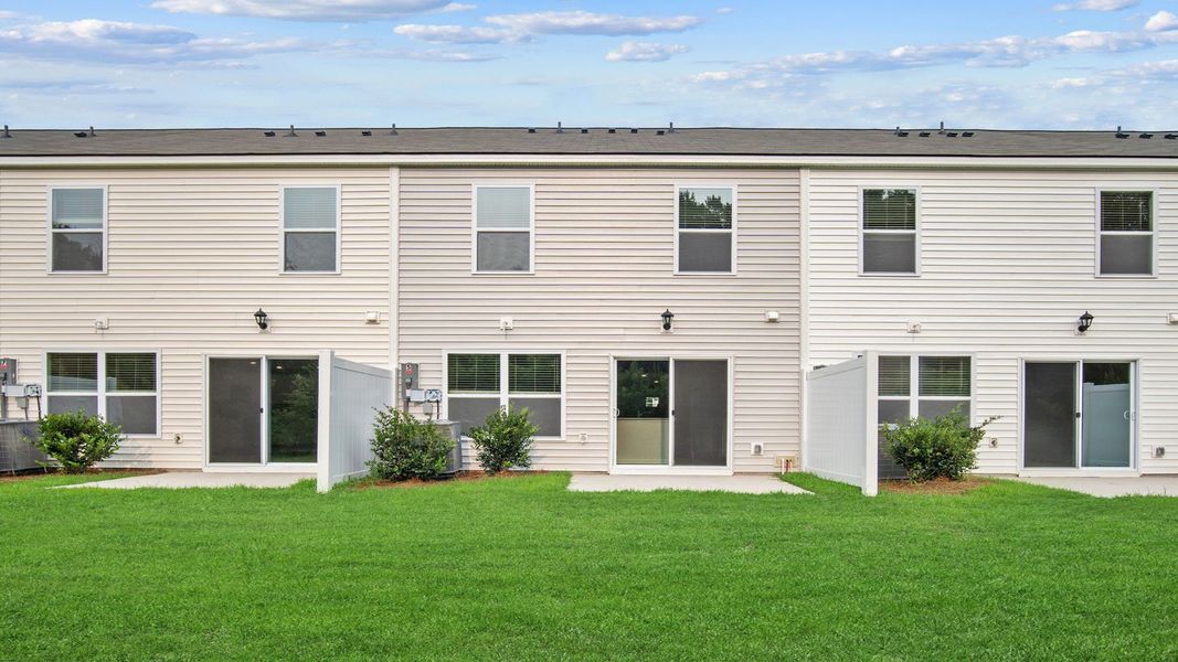 Exterior details and patio area of a home in McKenzie Gardens, Brunswick (Image 3).