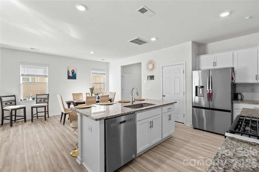 Furnished interior view inside a new home in Wallace Springs, Statesville (Image 14).
