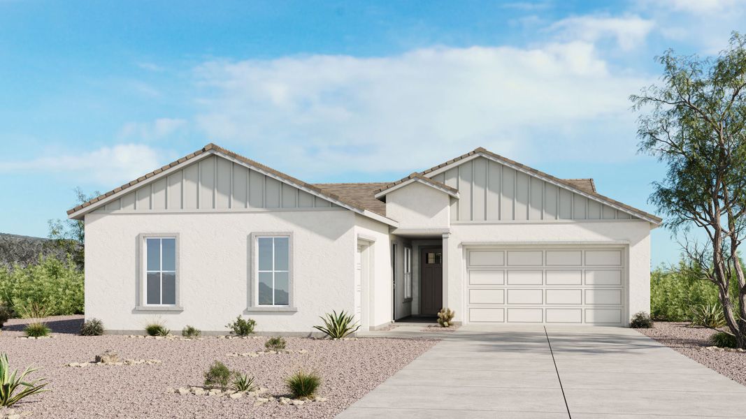 Representative exterior photo of a completed home built from the Royale by Taylor Morrison in Saddleback, Peoria, AZ (Image 4). Representative exterior photo of a completed home built from the Royale by Taylor Morrison in Saddleback, Peoria, AZ (Image 4).