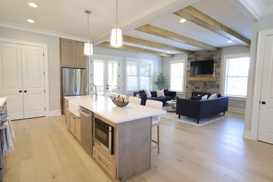 Furnished interior view inside a new home in Faith View, Ooltewah (Image 33).