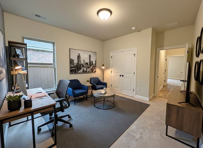 Furnished interior view inside a new home in Longleaf, Lumberton (Image 9).