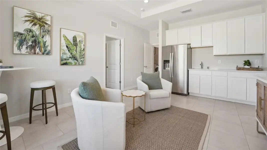 Furnished interior view inside a new home in , Zephyrhills (Image 3). Furnished interior view inside a new home in , Zephyrhills (Image 3).