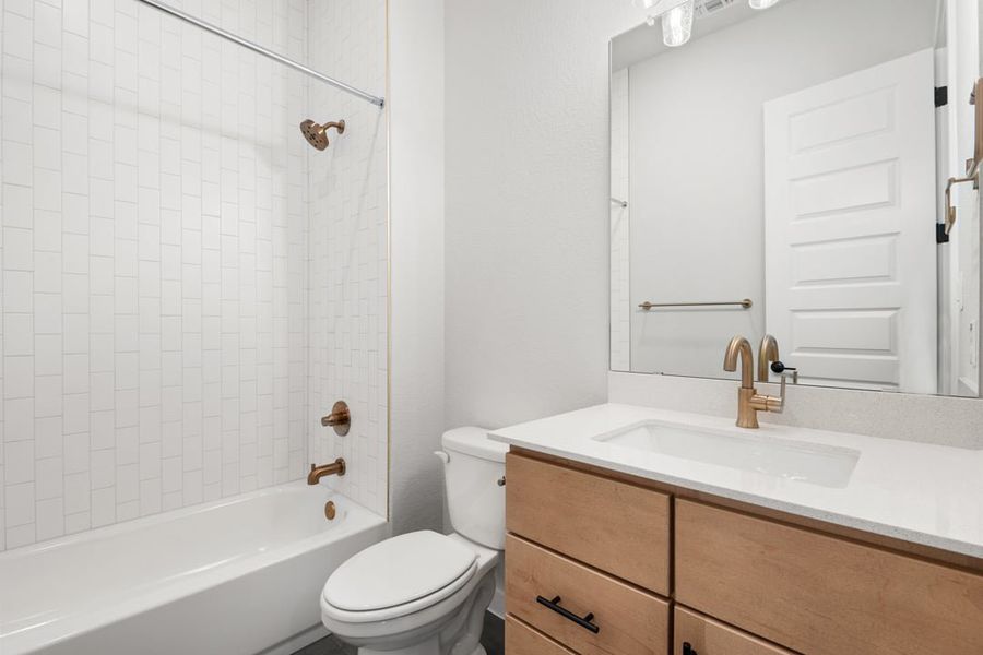 Furnished interior view inside a new home in Arbor Collection at Lariat, Liberty Hill (Image 6). Furnished interior view inside a new home in Arbor Collection at Lariat, Liberty Hill (Image 6).