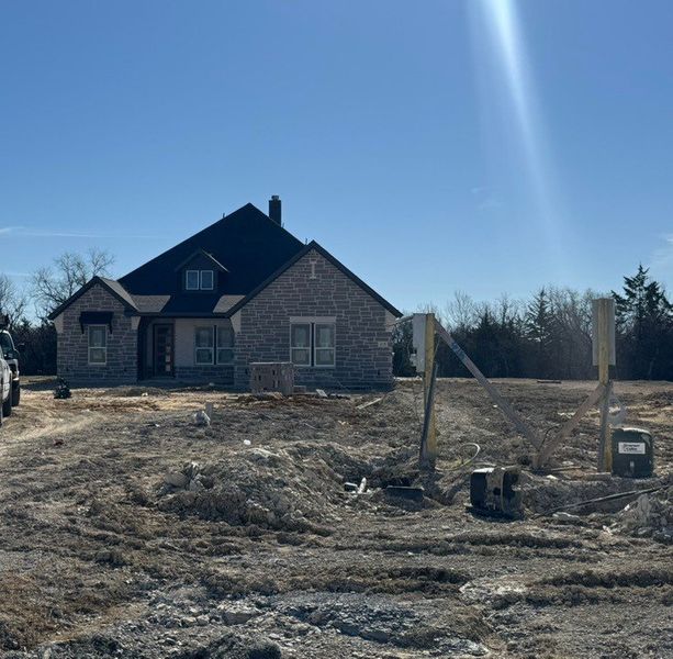 In-progress construction of a new home in Creekview Addition, Van Alstyne, TX (Image 6). In-progress construction of a new home in Creekview Addition, Van Alstyne, TX (Image 6).