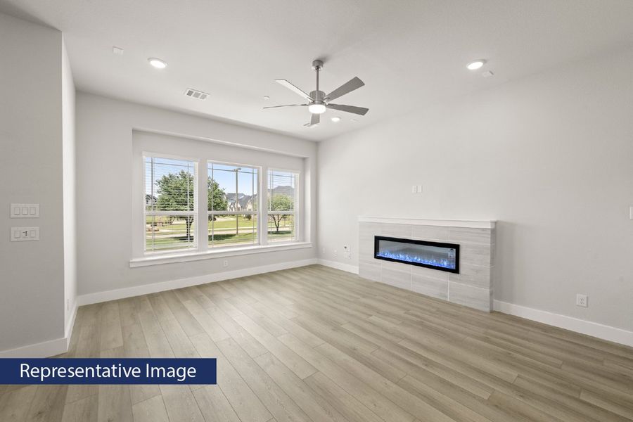 Representative unfurnished interior of a home built from the Dogwood R by First Texas Homes in The Abbey at Mercer Crossing, Farmers Branch (Image 8). Representative unfurnished interior of a home built from the Dogwood R by First Texas Homes in The Abbey at Mercer Crossing, Farmers Branch (Image 8).
