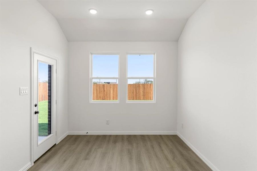 Spacious, unfurnished interior of a new home in Coyote Meadows 50s, Anna (Image 20). Spacious, unfurnished interior of a new home in Coyote Meadows 50s, Anna (Image 20).